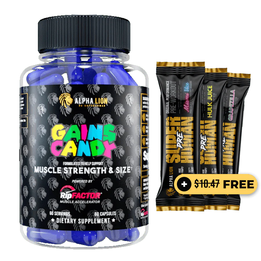 GAINS CANDY™ RIPFACTOR® - Increase Muscle Strength & Size† - Image 10