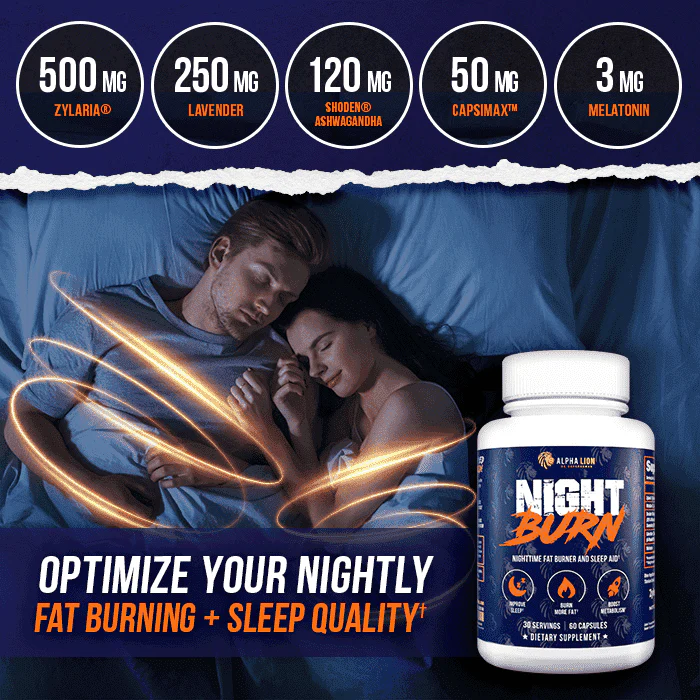 NIGHT BURN - Nighttime Fat Burner NL x6 - Image 6