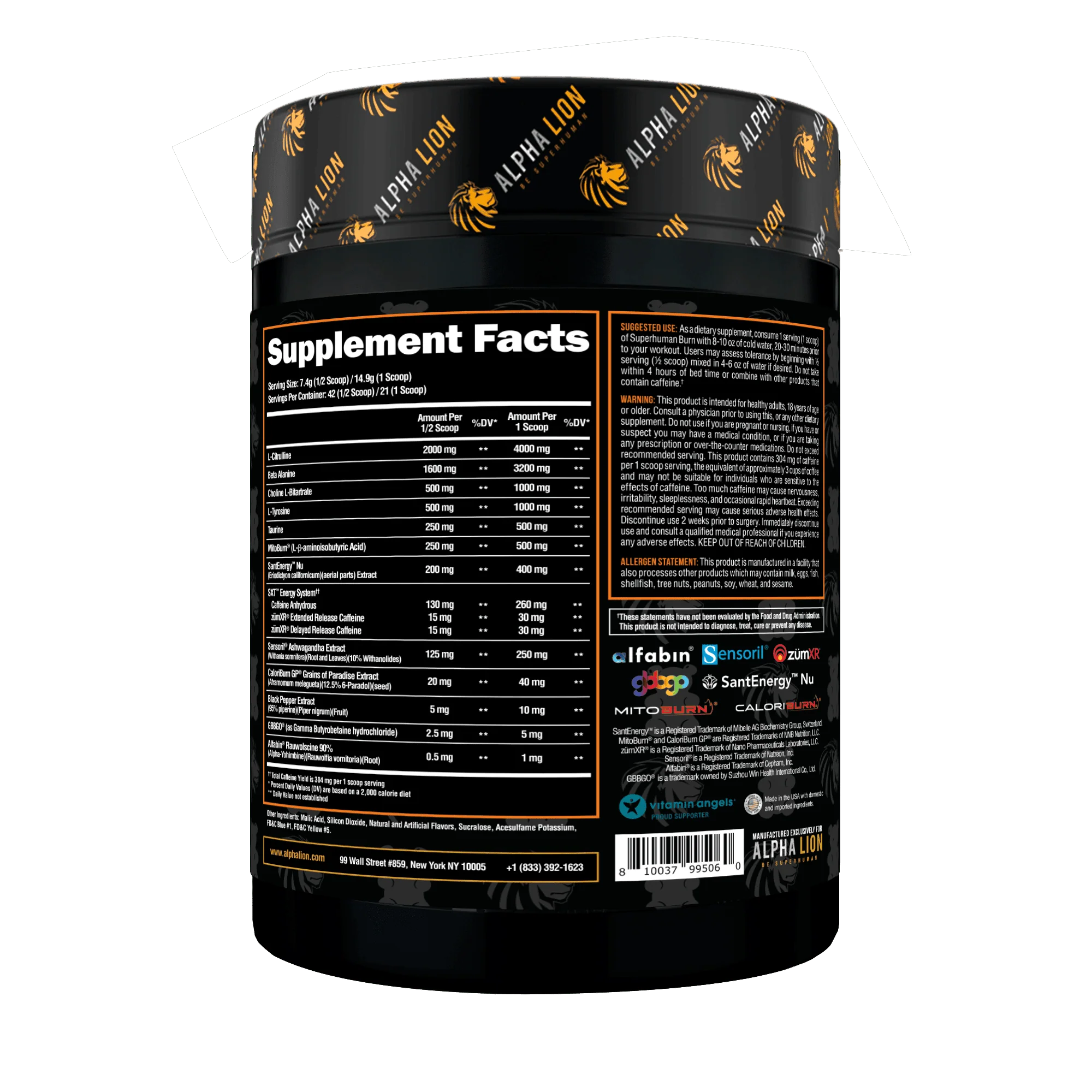 SUPERHUMAN® BURN - 2 in 1 Fat Burning Pre-Workout† ... - Image 5