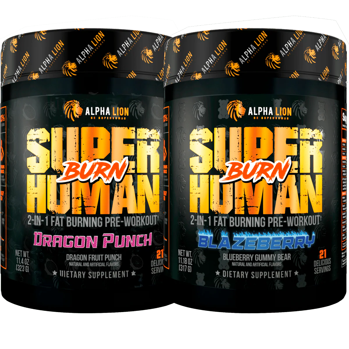 SUPERHUMAN® BURN - 2 in 1 Fat Burning Pre-Workout† ... - Image 24
