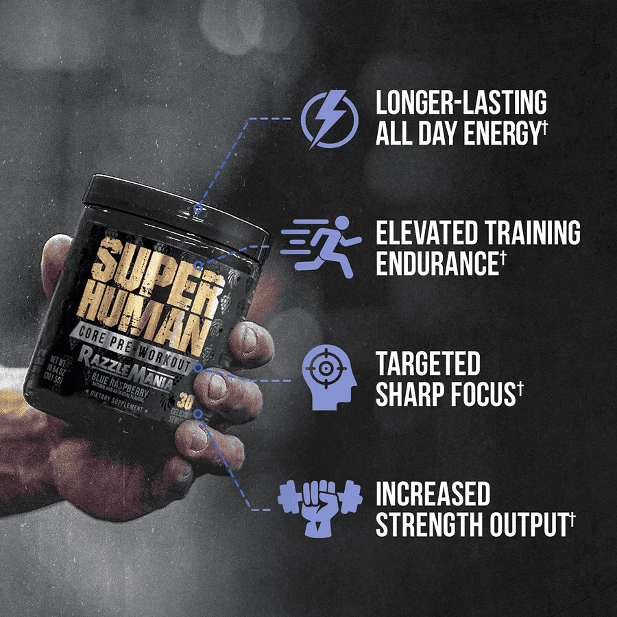 SUPERHUMAN® CORE - PRE-WORKOUT PERFORMANCE ESSENTIALS - Image 4