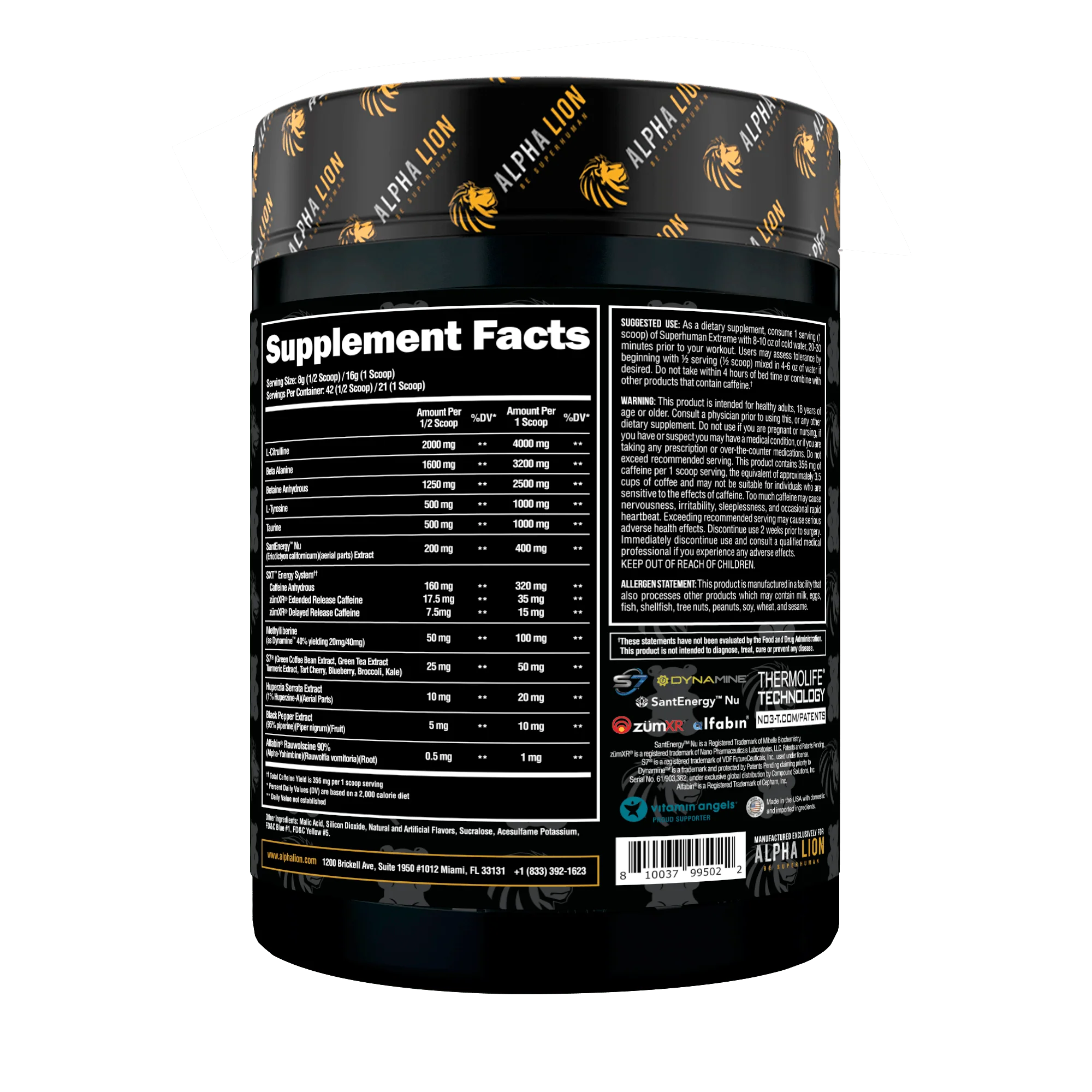 SUPERHUMAN® EXTREME - Extreme Energy Pre-Workout Formula - Image 4