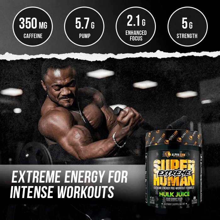 SUPERHUMAN® EXTREME - Extreme Energy Pre-Workout Formula - Image 5