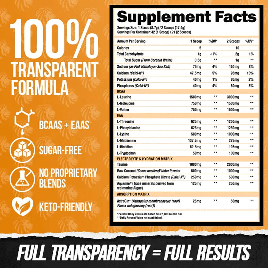 SUPERHUMAN INTRA - BCAA/EAA Formula - Image 3