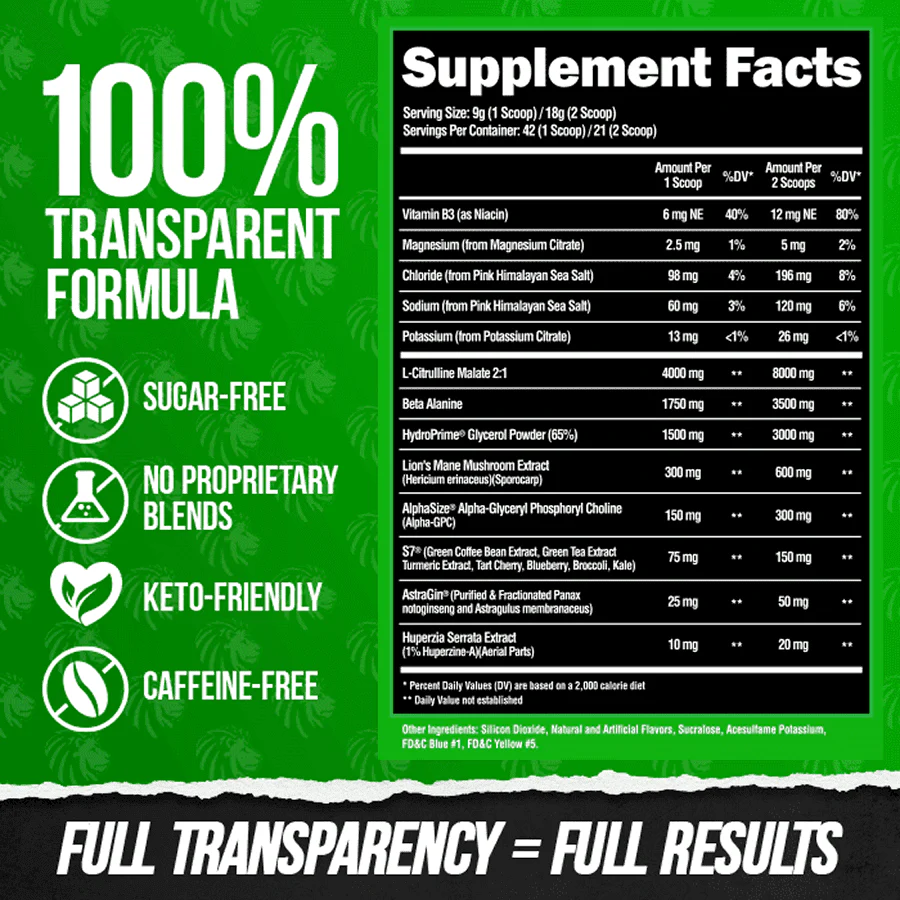 SUPERHUMAN PUMP - Stim Free Pre Workout - Image 3